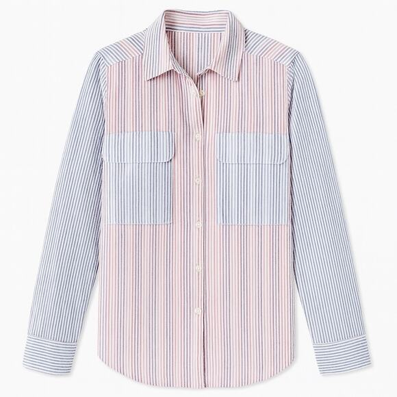 Roller Rabbit Multicolor Seersucker Button Down Shirt Size XS - Picture 1 of 7